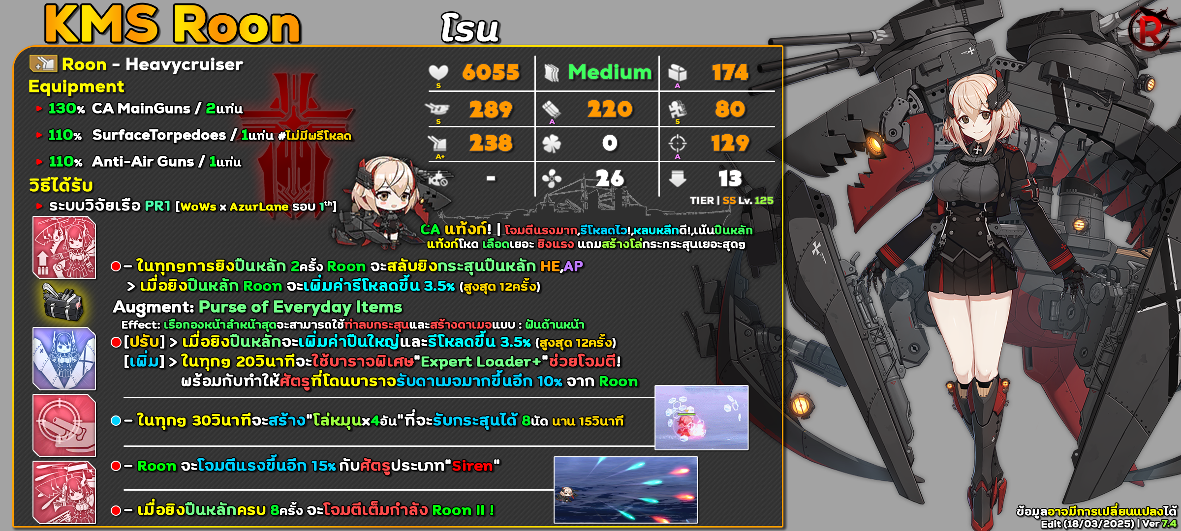 ข้อมูลของ | Azur Lane Guide TH